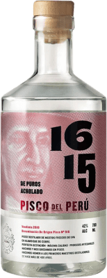 29,95 € Kostenloser Versand | Pisco Pisco 1615 1615 Acholado Peru Flasche 70 cl
