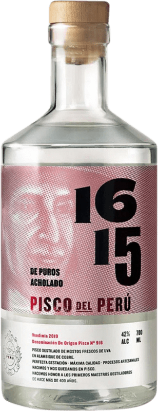 35,95 € Free Shipping | Pisco 1615 Acholado Peru 70 cl