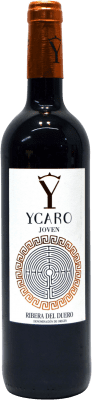 4,95 € Free Shipping | Red Wine Corral Cuadrado Ycaro Young D.O. Ribera del Duero Castilla y León Spain Tempranillo 75 cl