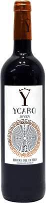 4,95 € Envio grátis | Vinho tinto Corral Cuadrado Ycaro Jovem D.O. Ribera del Duero Castela e Leão Espanha Tempranillo Garrafa 75 cl