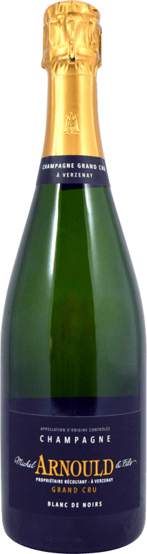 35,95 € Envio grátis | Espumante branco Michel Arnould Grand Cru A.O.C. Champagne Champagne França Pinot Preto Garrafa 75 cl