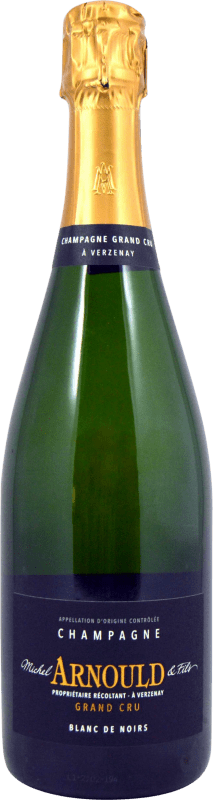 36,95 € Kostenloser Versand | Weißer Sekt Michel Arnould Grand Cru A.O.C. Champagne Champagner Frankreich Spätburgunder Flasche 75 cl