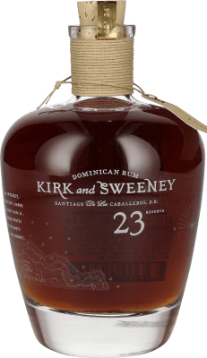 69,95 € 免费送货 | 朗姆酒 3 Badge Kirk and Sweeney Rum 23 预订 多明尼加共和国 瓶子 70 cl