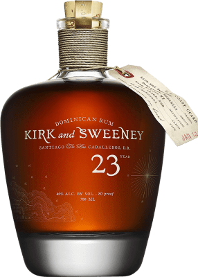 73,95 € 免费送货 | 朗姆酒 3 Badge Kirk and Sweeney Rum 23 预订 多明尼加共和国 瓶子 70 cl