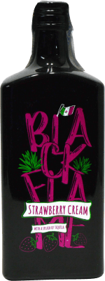 11,95 € 免费送货 | 龙舌兰 SyS Black Flame Fresa 西班牙 瓶子 70 cl