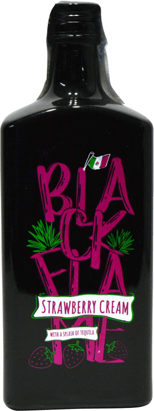 11,95 € Envío gratis | Tequila SyS Black Flame Fresa España Botella 70 cl