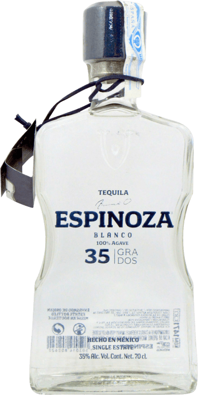 47,95 € Envío gratis | Tequila Espinoza Blanco México Botella 70 cl