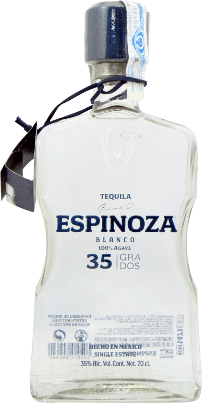 35,95 € Envio grátis | Tequila Espinoza 35º Blanco — Branco México 70 cl