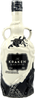 38,95 € 送料無料 | ラム Kraken Black Rum Spiced Ceramic Edition アメリカ ボトル 70 cl