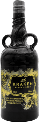 344,95 € Free Shipping | Rum The Kraken Black Spiced Ceramic Porcelain Trinidad and Tobago 70 cl