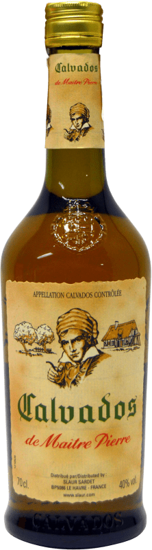 18,95 € 免费送货 | 卡尔瓦多斯 Slaur Sardet Maitre Pierre I.G.P. Calvados Pays d'Auge 法国 瓶子 70 cl