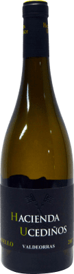 9,95 € Envio grátis | Vinho branco Eladiontalla Paradelo Hacienda Ucediños D.O. Valdeorras Galiza Espanha Godello Garrafa 75 cl