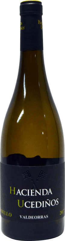 15,95 € Spedizione Gratuita | Vino bianco Eladiontalla Paradelo Hacienda Ucediños D.O. Valdeorras Galizia Spagna Godello Bottiglia 75 cl