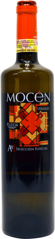 9,95 € Envoi gratuit | Vin blanc Mocén D.O. Rueda Castille et Leon Espagne Verdejo Bouteille 75 cl