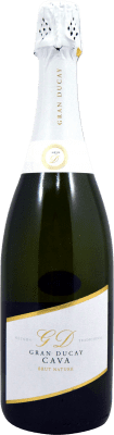 5,95 € Kostenloser Versand | Weißer Sekt San Valero Gran Ducay Brut Nature D.O. Cava Katalonien Spanien Macabeo, Xarel·lo, Parellada 75 cl