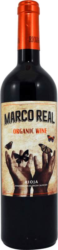 7,95 € Spedizione Gratuita | Vino rosso Marco Real Organic Wine D.O.Ca. Rioja La Rioja Spagna Tempranillo, Grenache Bottiglia 75 cl