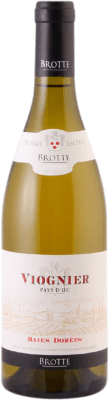 18,95 € Envío gratis | Vino Blanco Brotte Baies Dorees I.G.P. Vin de Pays d'Oc Francia Viognier 75 cl