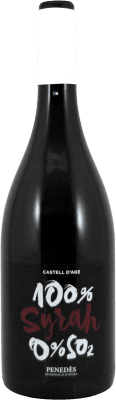 18,95 € Kostenloser Versand | Rotwein Castell d'Age 1 D.O. Penedès Katalonien Spanien Syrah Flasche 75 cl