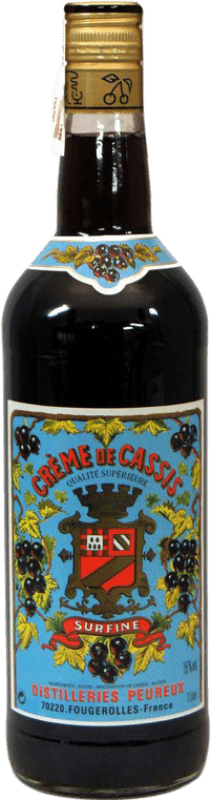 14,95 € Spedizione Gratuita | Crema di Liquore Peureux Cassis Francia Bottiglia 1 L