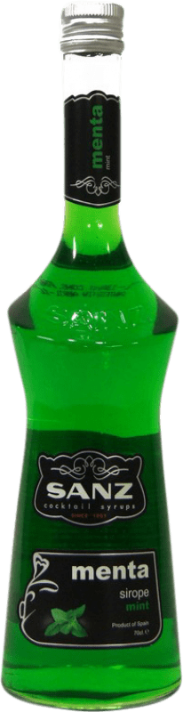 7,95 € Envío gratis | Schnapp J. Borrajo Sanz Jarabe Menta España Botella 70 cl Sin Alcohol