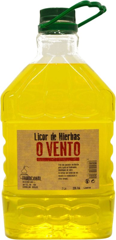 21,95 € Envío gratis | Licor de Hierbas Miño O Vento España Garrafa 3 L