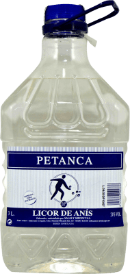 32,95 € 免费送货 | 八角 Destilerías Peninsulares Petanca Licor de Anís 西班牙 玻璃瓶 3 L