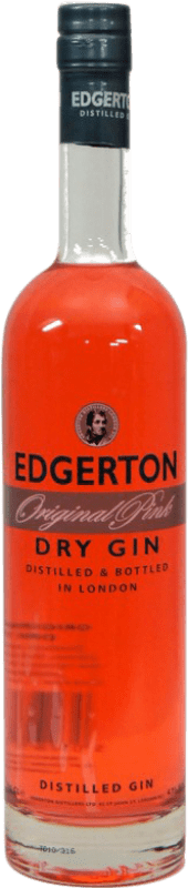 29,95 € Free Shipping | Gin Edgerton Original Pink United Kingdom Bottle 70 cl