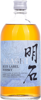 53,95 € 免费送货 | 威士忌单一麦芽威士忌 Eigashima Akashi Blue Label 日本 瓶子 70 cl