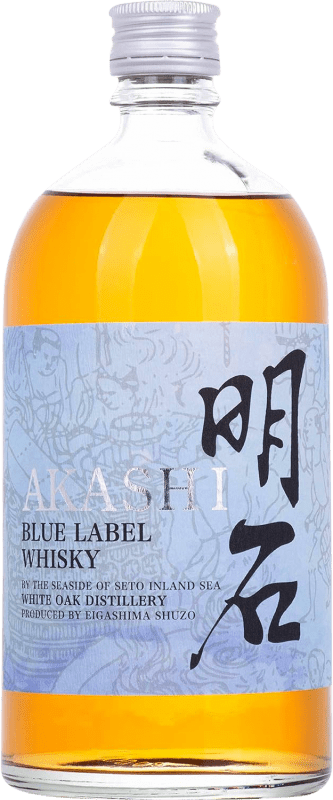 53,95 € Free Shipping | Whisky Single Malt Eigashima Akashi Blue Label Japan Bottle 70 cl