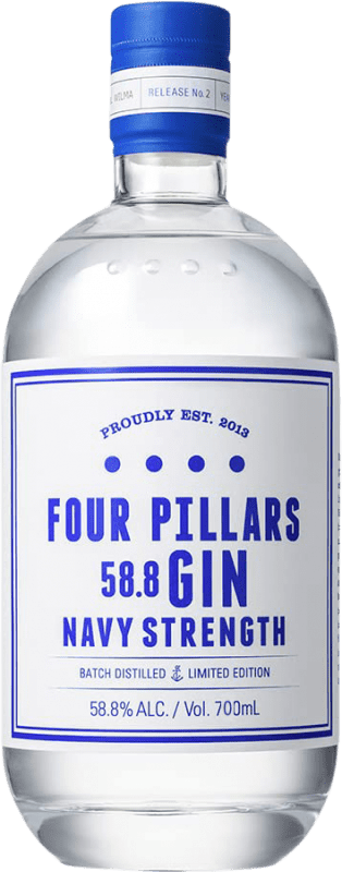 45,95 € Spedizione Gratuita | Genever Gin Four Pillars Navy Strength — Grado da Botte Australia 70 cl