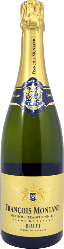 10,95 € Envio grátis | Espumante Branco François Montand Brut — Bruto Blanc de Blancs França Chardonnay 75 cl