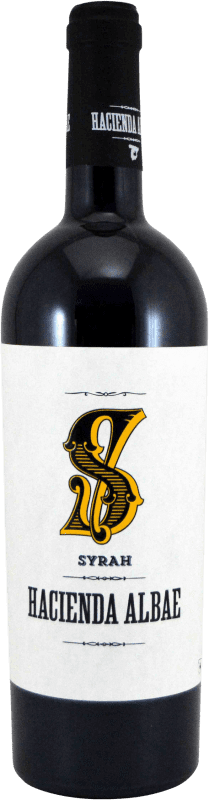 7,95 € Envío gratis | Vino tinto Hacienda Albae I.G.P. Vino de la Tierra de Castilla Castilla la Mancha España Syrah Botella 75 cl