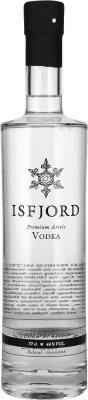 56,95 € Envío gratis | Vodka Isfjord Artic Premium Dinamarca Botella 70 cl