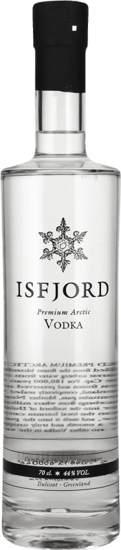 56,95 € 送料無料 | ウォッカ Isfjord Artic Premium デンマーク ボトル 70 cl
