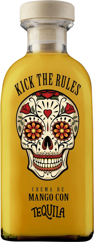 12,95 € 免费送货 | 龙舌兰 Lasil Kick The Rules Crema de Mango con Tequila 西班牙 瓶子 70 cl