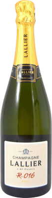 55,95 € Бесплатная доставка | Белое игристое Lallier R.016 брют A.O.C. Champagne шампанское Франция Pinot Black, Chardonnay бутылка 75 cl