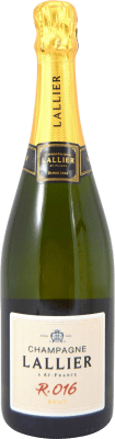 58,95 € 免费送货 | 白起泡酒 Lallier R.016 香槟 A.O.C. Champagne 香槟酒 法国 Pinot Black, Chardonnay 瓶子 75 cl