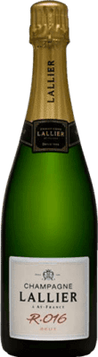 41,95 € 送料無料 | 白のスパークリングワイン Lallier R.016 Brut — ブリュット A.O.C. Champagne シャンパン フランス Pinot Noir — ピノ・ノワール, Chardonnay — シャルドネ 75 cl