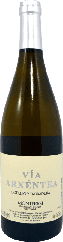 13,95 € Envoi gratuit | Vin blanc Manuel Guerra Vía Arxéntea Godello Treixadura D.O. Monterrei Galice Espagne Godello, Treixadura Bouteille 75 cl