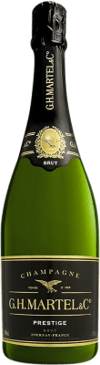 46,95 € Бесплатная доставка | Белое игристое G.H. Martel Prestige брют A.O.C. Champagne шампанское Франция бутылка 75 cl