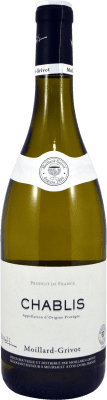 23,95 € Spedizione Gratuita | Vino bianco Moillard Grivot A.O.C. Chablis Francia Chardonnay Bottiglia 75 cl