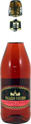 6,95 € Free Shipping | Rosé sparkling Palazzo Vecchio Rosado I.G.T. Emilia Romagna Emilia-Romagna Italy Lambrusco Bottle 75 cl
