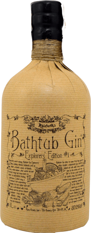52,95 € Free Shipping | Gin Cornelius Ampleforth Bathtub Explorers Edition United Kingdom Bottle 1 L