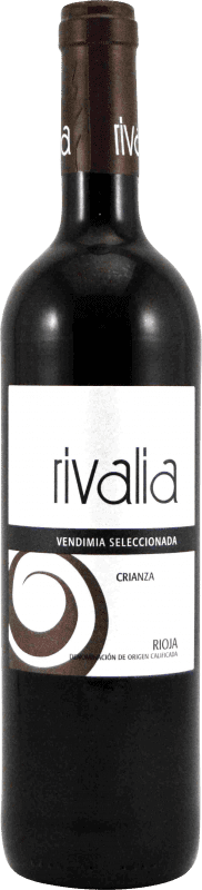 5,95 € Free Shipping | Red wine Rivalia Aged D.O.Ca. Rioja The Rioja Spain Tempranillo Bottle 75 cl