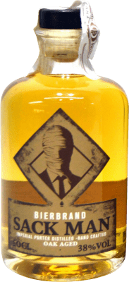62,95 € Spedizione Gratuita | Grappa Orujo Sack Man Bierbrand Spagna Bottiglia Medium 50 cl