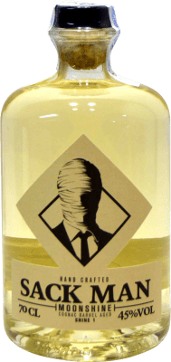 39,95 € Envio grátis | Whisky Single Malt Sack Man Moonshine Espanha 70 cl