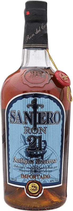 49,95 € Spedizione Gratuita | Rum Santana Santero Antigua Riserva Colombia 21 Anni 70 cl