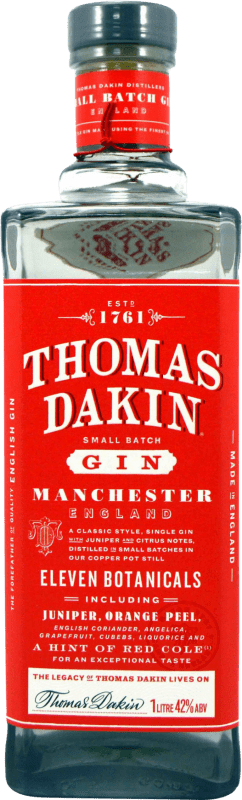49,95 € Envio grátis | Gin Thomas Dakin Reino Unido Garrafa 1 L