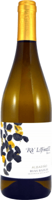 11,95 € Envio grátis | Vinho branco Vinópolis Rey Lafuente Birrei D.O. Rías Baixas Galiza Espanha Albariño Garrafa 75 cl