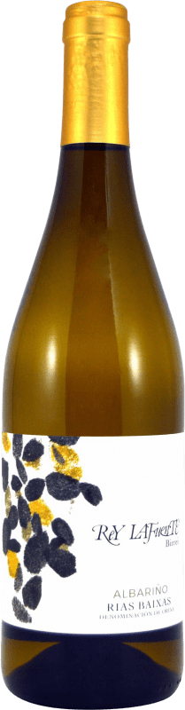 11,95 € Spedizione Gratuita | Vino bianco Vinópolis Rey Lafuente Birrei D.O. Rías Baixas Galizia Spagna Albariño Bottiglia 75 cl